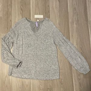 Francesca’s Women’s brand new grey sweater